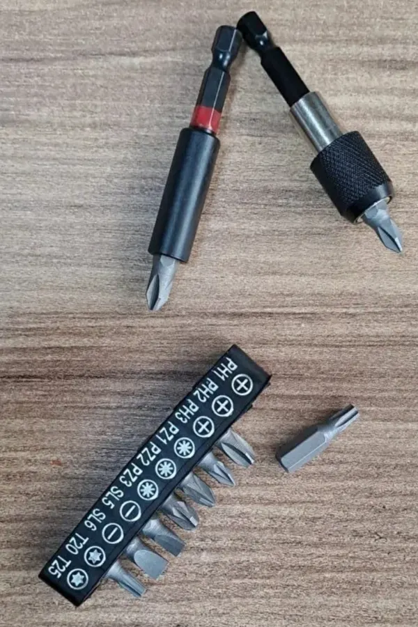 12 Parça Bits Tutucu Aparatı Hızlı Değiştirme Aparatı Manyetik Uzatma 1/4 Hex Uç Seti