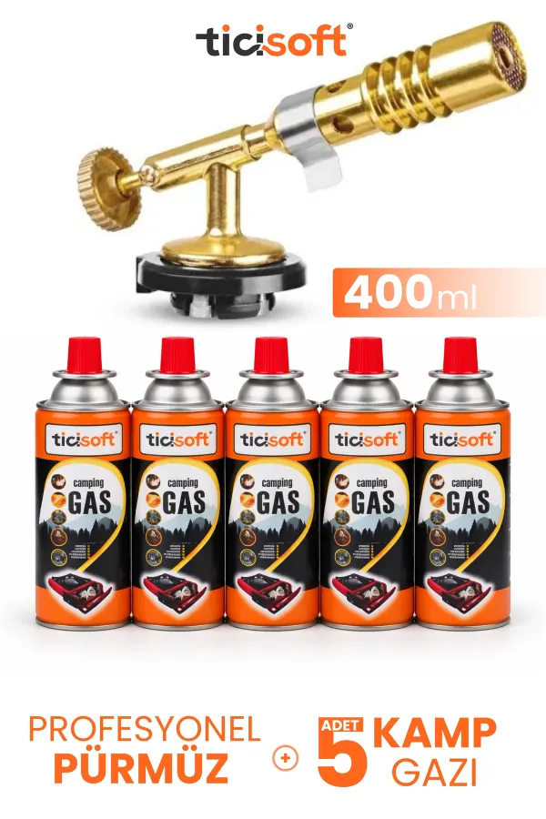 Pürmüz 1300° Gazlı Torch Jet Çakmak Alev Tabancası Pirinç Kaynakçı Tamirci Kaynak Başlığı Kamp Gazı