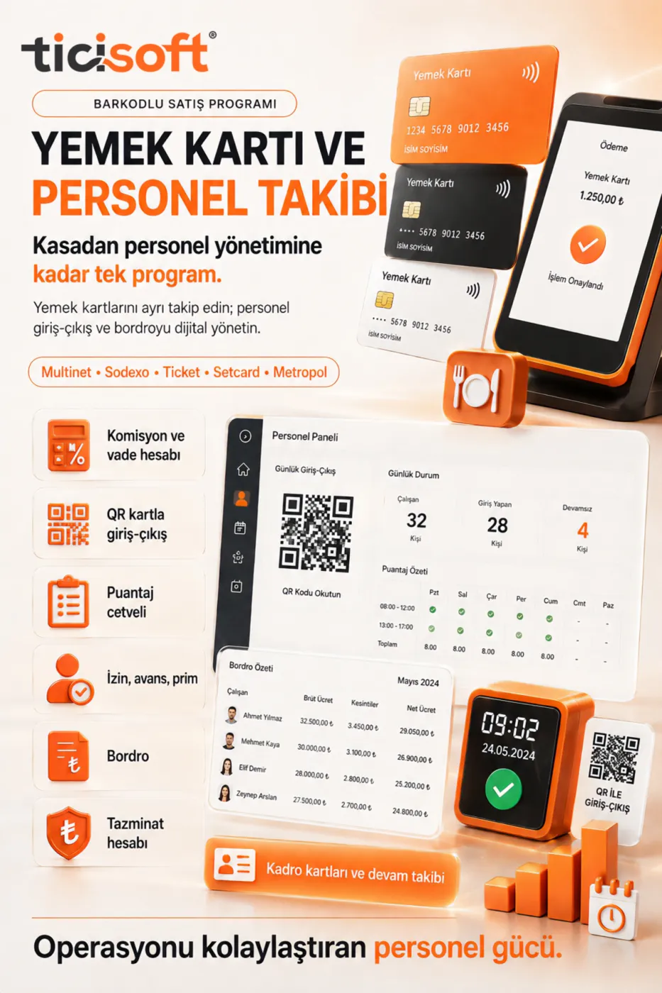 Barkodlu Satış Programı | Market Bakkal Stok Personel Takip ve Kasa POS Sistemi | Ömür Boyu Lisans